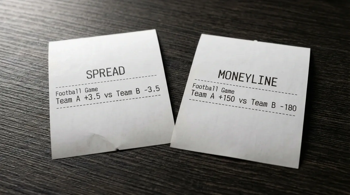 Moneyline vs spread en la NFL: cuándo usar cada tipo de apuesta